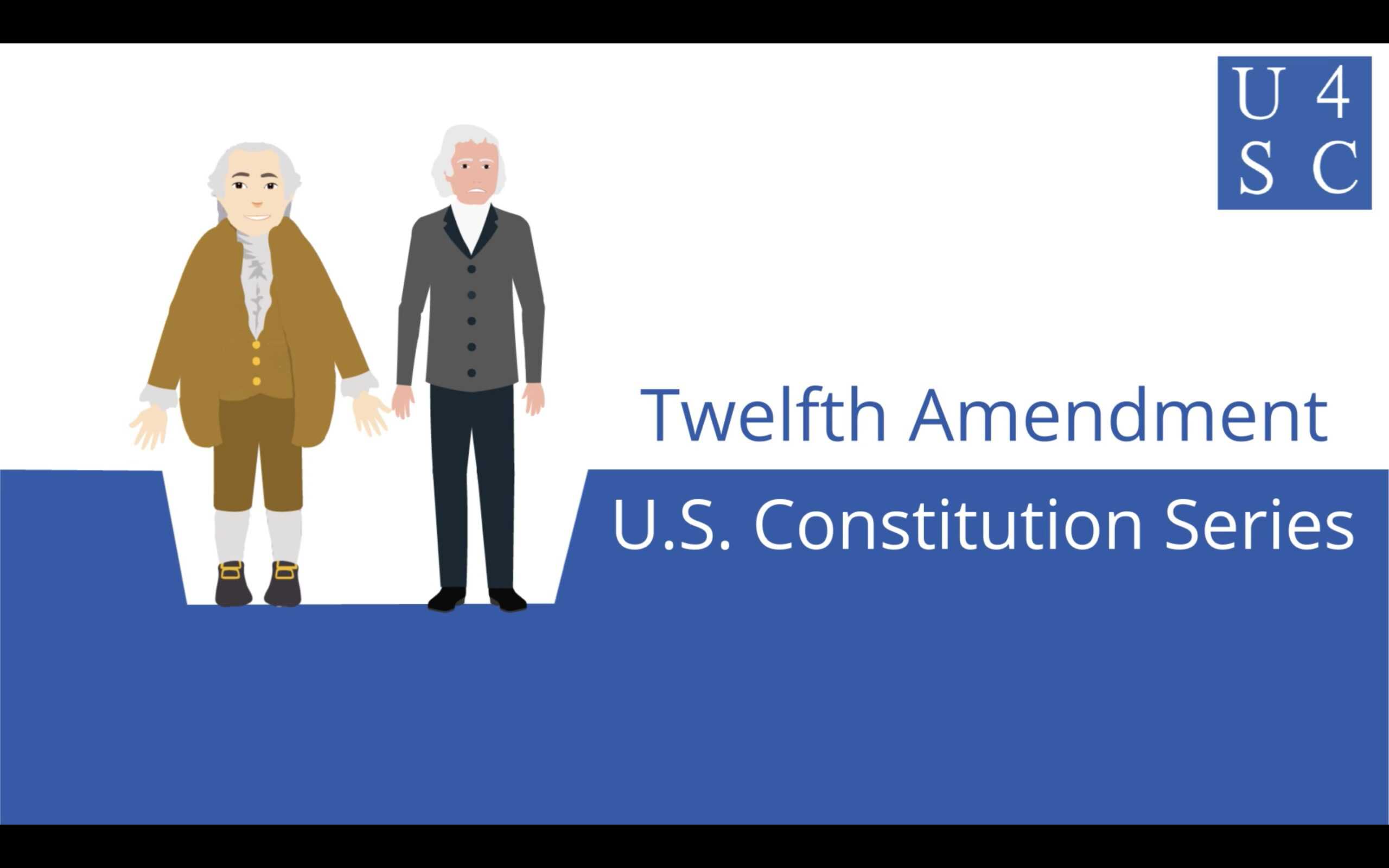 Twelfth Amendment: Electoral College; Take Two